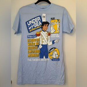 Disney Prince Eric Under the Sea Graphic Tee - Light Blue